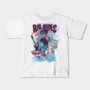 Big Dudes Goes To Heaven Kids T-Shirt